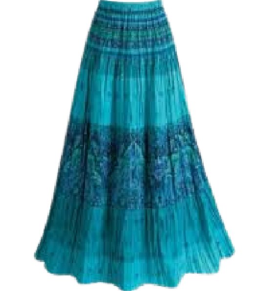 Tiered Long Skirt